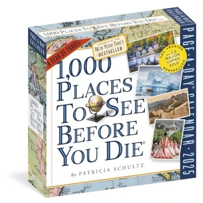 Bild av 1,000 Places to See Before You Die Page A Day® Calendar 2025: Year of Travel