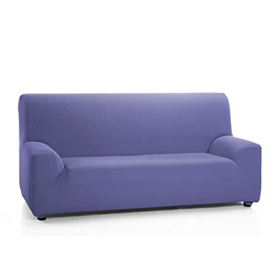 Bild av Martina Home Elastiskt skydd för 3 sitsig soffa, modell TUNEZ, färg lila, mått från 180 till 240 cm