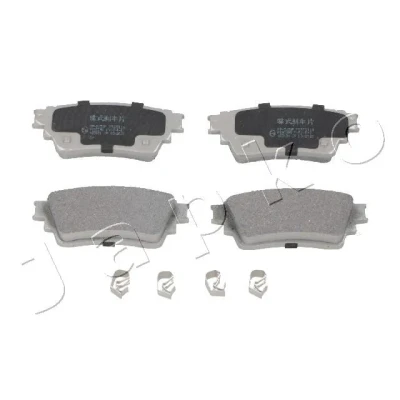 Bild av JAPKO 51515 Jeu de plaquettes frein Essieu arrière contact signal d&#039;usure exclu MITSUBISHI: OUTLANDER 3, Eclipse Cross