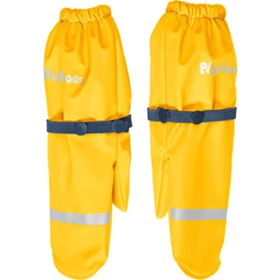 Bild av Playshoes unisex barn lera fleece foder varm vind och vattentät handskar, gUL, 3 (ca. 4 6 Years)