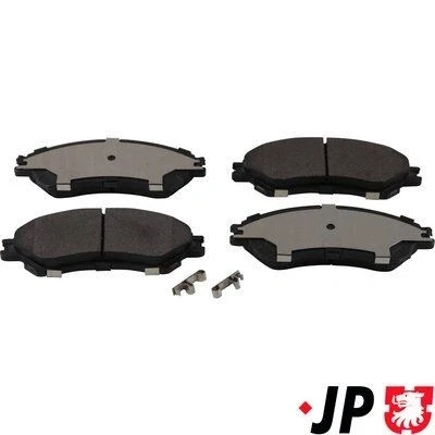 Bild av JP GROUP 4763604510 Jeu de plaquettes frein Essieu avant avec indicateur d&#039;usure SUZUKI: Vitara IV SUV, SX4 II S Cross
