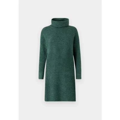 Bild av ONLY dam Tröja Onljana L/S Cowlnck Dress Wool Knt Noos, Mallard Green Melange, S