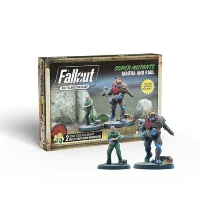 Bild av Modiphius Entertainment Fallout Wasteland Warfare Super Mutants: Tabitha and Raul Miniatures Unpainted