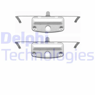 Bild av DELPHI LX0399 Kit d&#039;accessoires, plaquette de frein à disque BMW: 5 Berline, 3 Coupe