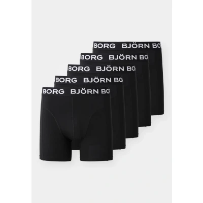 Bild av KALSONG BOXER SOLID BJÖRN BORG SVART S 5ST Beijerbygg Byggmaterial
