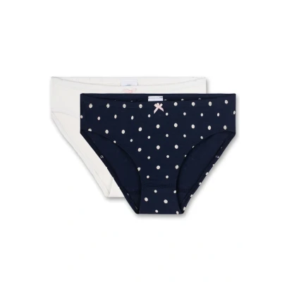 Bild av Sanetta 2ER PACK Briefs för barn, Storlek: 140, Weiß /dunkelblau