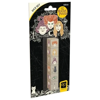 Bild av Disney Hocus Pocus Dice Set Officially Licensed 6 sided Multicolor