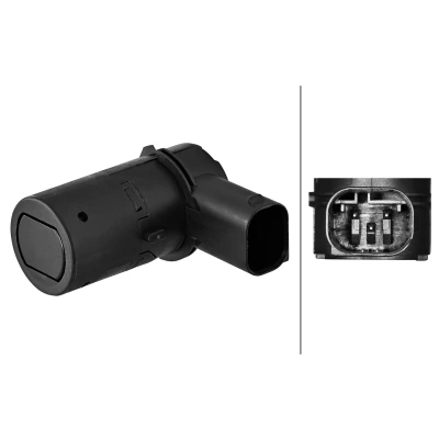 Bild av HELLA 6PX 358 270 521 Capteurs De Recul arrière Récepteur à ultrasons PEUGEOT: 607 Berline, 307 3/5 portes, CITROËN: C5 I Break, 5 portes