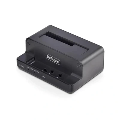 Bild av StarTech.com M.2 NVMe till 2,5 tum/3,5 tum SATA enhetsduplicator, fristående kloner/drivdocka, 27 GB/min, SATA/SATA NVMe, TAA