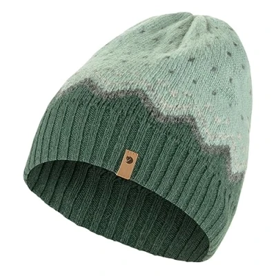 Bild av Fjällräven Grön traditionalbeanie Beanie Övik Knit Hat Deep Patina @ Hatstore