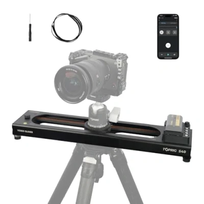 Bild av Toprig Accsoon Kamera video reglage S60 justerbar 60 cm motoriserad med full knappkontroll 120 panorama fotograferingsstöd APP björn 4 kg horisontellt Bluetooth anslutning (AA S01M/S60)