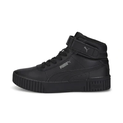 Bild av PUMA Flickans Carina 2.0 Mid Jr Sneaker, Svart, 37 EU