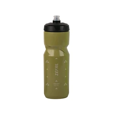Bild av ZEFAL Sense Soft 80 cykelbehållare och VTT mjuk luktfri sportflaska BPA fri vattenbehållare silikonflaska olivgrön, 800 ml