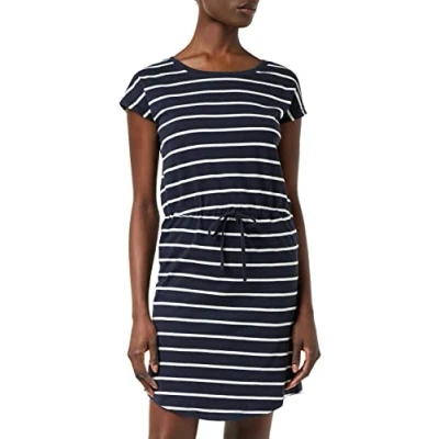 Bild av ONLY May kortärmad casual miniklänning, Flerfärgad (Night Sky Stripes: Primo Stripe Cl. dansare, XS