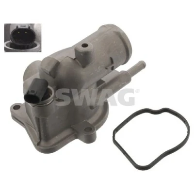 Bild av SWAG 10 2115 Thermostat d&#039;eau 92 avec joint d&#039;étanchéite commutateur de température boîtier MERCEDES BENZ: Classe C Berline