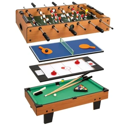 Bild av ColorBaby 85327 4 En 1 CBgames multispelbord, i bordsskiva, M