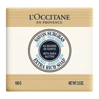 Bild av L&#039;OCCITANE SHEA MILK Sensitive SKIN Extra RICH SOAP Fast tvål, Storlek: One Size,