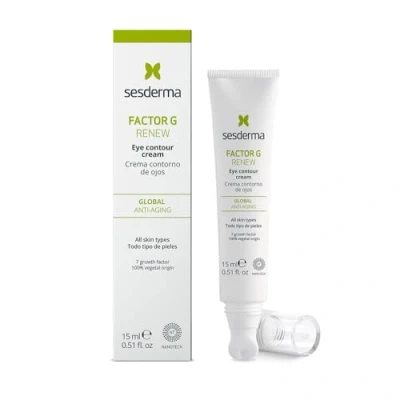 Bild av Sesderma Factor G Renew ögonkräm 15 ml anti aging med 7 vegetabiliska tillväxtfaktorer, peptider, äppelstamceller, K vitamin, retindehyd, nanoteknik