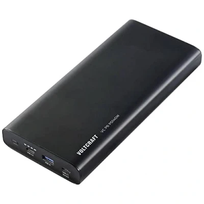 Bild av Voltcraft VC PB PD140W Powerbank 22400 mAh Quick Charge 3.0, Power Delivery 3.0 Li Ion Schwarz (Matt) Statusanzeige (VC 13167615) varumärke