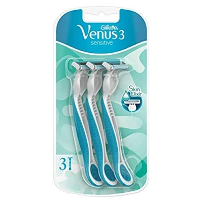 Bild av Gillette Venus3 Sensitive engångsrakapparat för kvinnor, 3 pack