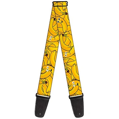 Bild av Buckle Down GS W32878&quot;Bananas staplade tecknade guler&quot; gitarrrem