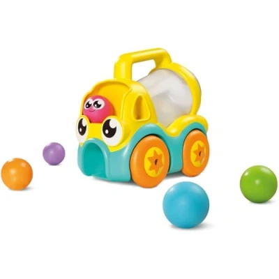 Bild av Tomy Toomies Fun Trott Truck Lastbil med cistern som snurrar och kastar bollar Rolig leksak från 18 månader