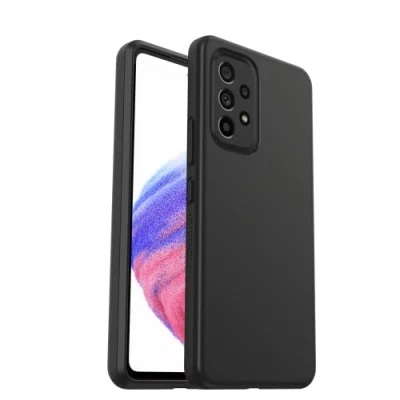 Bild av OtterBox Sleek Series skal för Samsung Galaxy A53 5G, stöttåligt, fallsäkert, supertunt, skyddande tunt skal, testad till militärstandard, Svart, Utan Förpackning