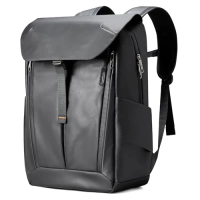 Bild av Inateck ryggsäck herr dam laptop 22,8 l dagsryggsäck reseryggsäck skolryggsäck dagväska för vardag/universitet/sport/pendling med 1516 tums laptopfack, stänksäker, svart, 22,8L