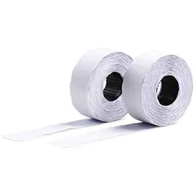 Bild av Avery PLP1626 permanent etikettrulle för PL2/18 2 linjers prissättningspistol vit, (26 x 12 mm, 1200 etiketter per rulle)
