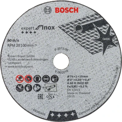 Bild av Bosch Kapningsskiva Expert for INOX A 60 R BF; 76 mm; 1 10 mm