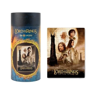 Bild av Grupo Erik The Lord Of Rings Puzzle 500 Piece Jigsaw Puzzles 24 x 17 inches 61 45.7 cm Rings: Two Towers Includes Gift Box &amp; Poster Gifts