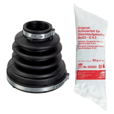 Bild av FEBI BILSTEIN 177599 Soufflet de Cardan du côté boîte vitesses, Essieu avant droit NBR (caoutchoucs nitrile) VOLVO: S40 II, V50, C30