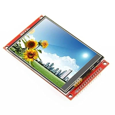 Bild av 3,2 SPI LCD B 65K Fä 240X320 TFT ILI9341 Upptar Minst 4 IO 3,3V (Med Touch MSP3218)
