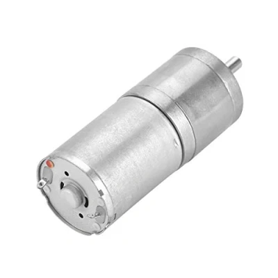 Bild av Hilitand DC Getriebemotor, 25mm 12V 25GA 370 Low Speed Metall Getriebemotor f 1r elektronische Sperre(12V 200RPM)