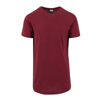 Bild av Urban Classics Shaped LONG DO NOT USE Tshirt bas, Storlek: Small, Burgundy