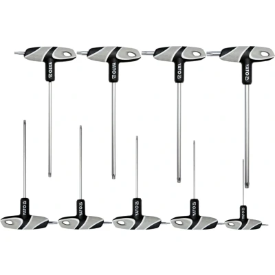 Bild av YATO YT 05615 Ensemble de tournevis coudés T10 T50 9