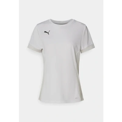 Bild av Puma Teamgoal Matchday Tshirt till träning, Storlek: Large, White/black/feather gray