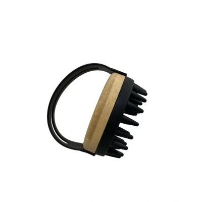 Bild av B&amp;B Luxury Massage Brush 2in1 Hundborste Ø7,5 cm