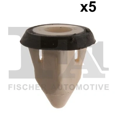 Bild av FA1 11 60007.5 Clip, enjoliveur noir/blanc VOLKSWAGEN: Passat B6 Variant, Golf 4, Polo IV 3/5 portes, AUDI: A6 C6 Avant, Berline, A3 portes