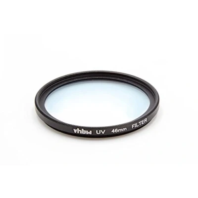 Bild av Vhbw Universellt UV filter för kameralinser med 46 mm filtergänga skyddsfilter, svart