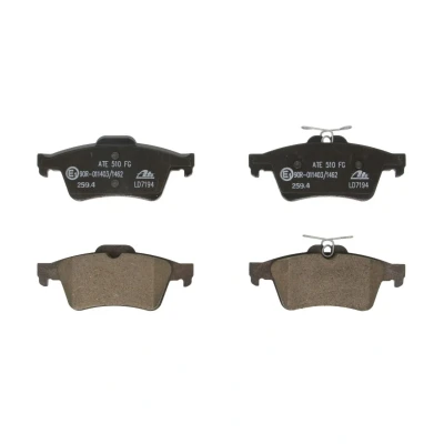 Bild av ATE Ceramic 13.0470 7194.2 Jeu de plaquettes frein non préparé pour indicateur d&#039;usure, contact signal d&#039;usure exclu SAAB: 9 3 Berline