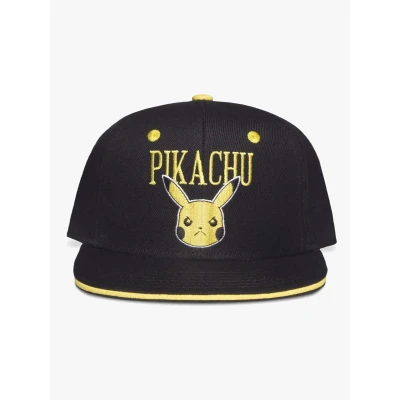 Bild av Difuzed Svart Snapback Keps Pokémon Angry Pika Black @ Hatstore