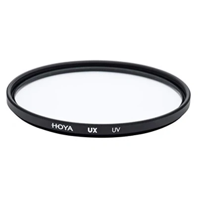 Bild av Hoya UX UV filter 40,5 mm, skyddsfilter, 10 x behandling för reflexreducering, vattenavvisande, mycket bra glaskvalitet med tunn aluminiumram