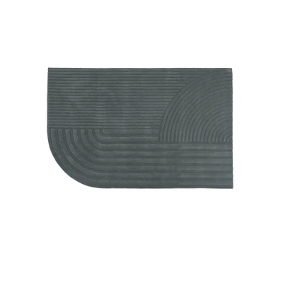 Bild av Muuto Relevo Rug Mattor Dark Green W170 x L240 cm