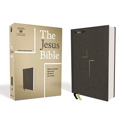 Bild av The Jesus Bible, ESV Edition, Cloth over Board, Gray: English Standard Version, Charcoal, Board
