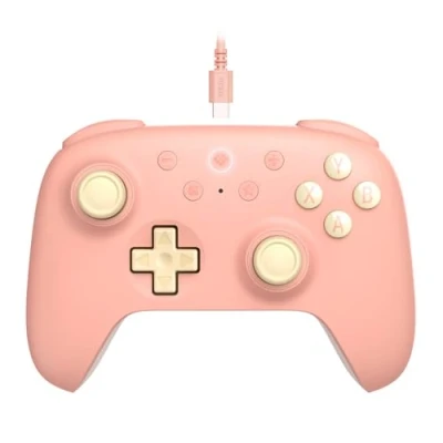 Bild av 8Bitdo Ultimate 2C Wired Controller for Windows PC and Android, with 1000Hz Polling Rate, Hall Effect Joysticks Triggers, Remappable L4/R4 Bumpers (Peach)
