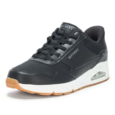Bild av Skechers Herr Hands Free Slip ins UNO BANKSIA sneakers, Svart, 43 EU, 41 EU