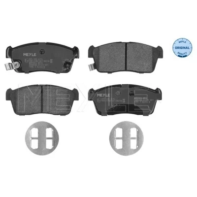 Bild av MEYLE 025 235 0715 Jeu de plaquettes frein ORIGINAL Quality Essieu avant avec indicateur d&#039;usure tôle anti bruit SUZUKI: IGNIS 2, Celerio