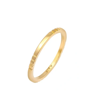 Bild av Elli Basic Design Ringar goldcoloured, Storlek: 58, Gold coloured