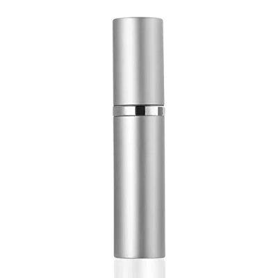 Bild av SUBORAWOS Parfymsprejflaska påfyllningsbar, miniparfymsprejflaska för resor, tom sprayflaska parfym, handväska, parfymflaskor 5 ml (silver)